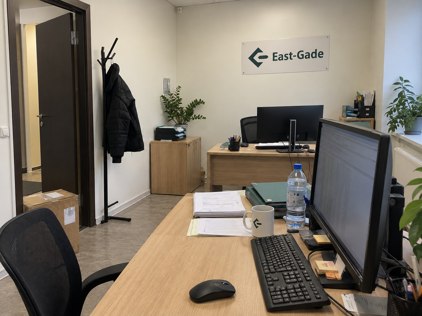 Рабочее пространство офиса East-Gade